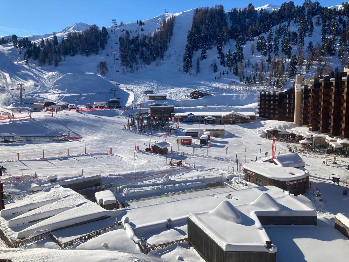 Plagne Bellecote - 5 Pers - Vue Pistes - Acces Piscine Chauffee Lägenhet La Plagne Exteriör bild