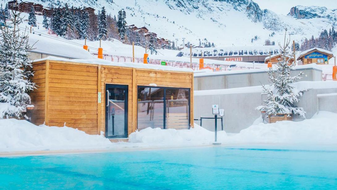 Plagne Bellecote - 5 Pers - Vue Pistes - Acces Piscine Chauffee Lägenhet La Plagne Exteriör bild