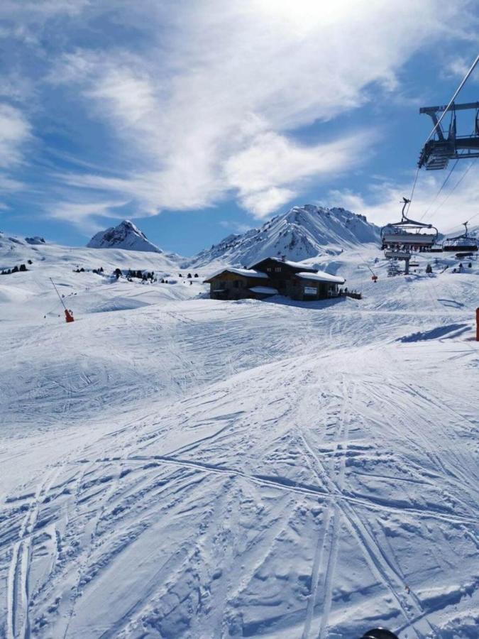 Plagne Bellecote - 5 Pers - Vue Pistes - Acces Piscine Chauffee Lägenhet La Plagne Exteriör bild