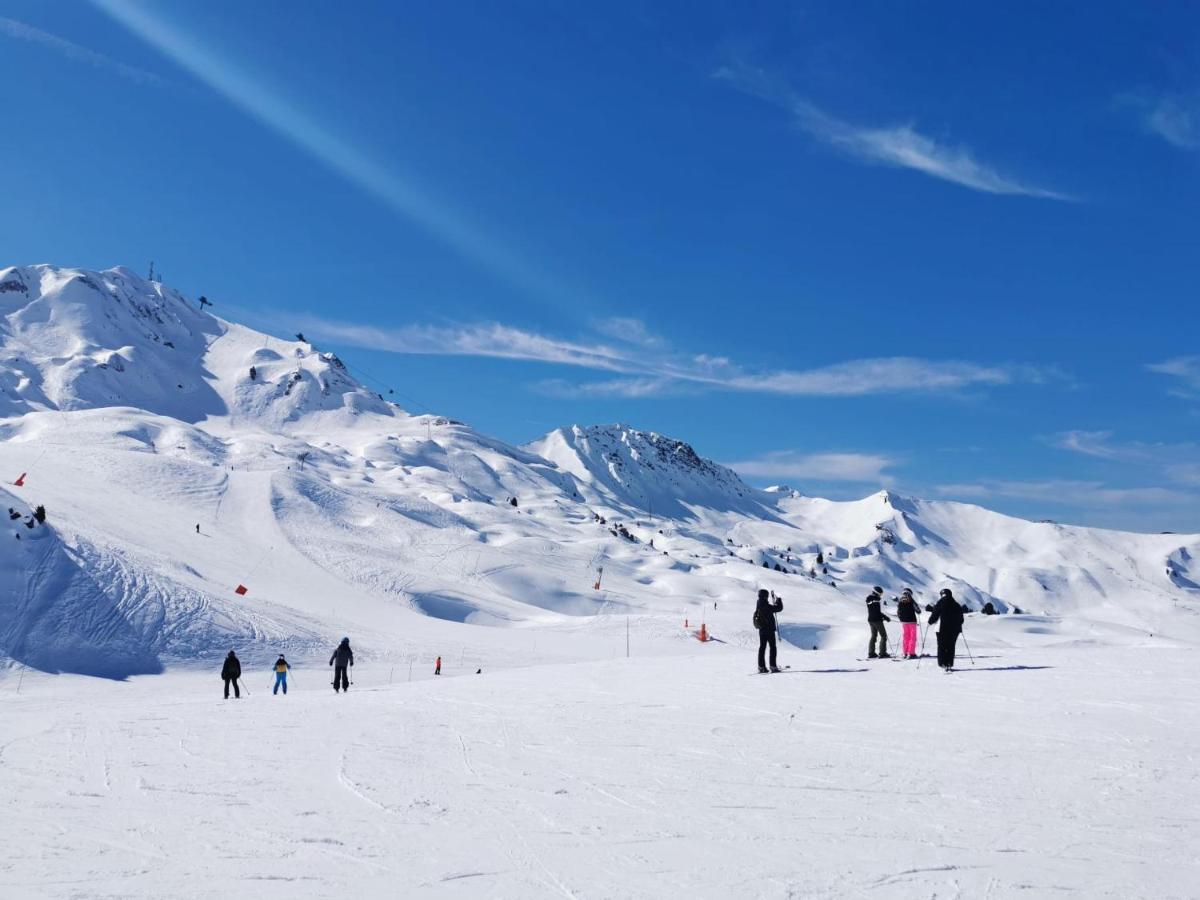 Plagne Bellecote - 5 Pers - Vue Pistes - Acces Piscine Chauffee Lägenhet La Plagne Exteriör bild