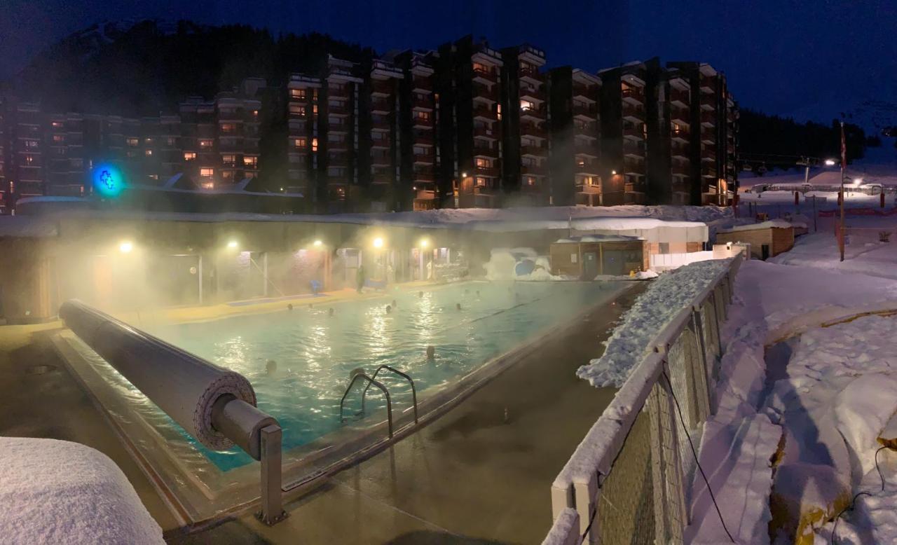 Plagne Bellecote - 5 Pers - Vue Pistes - Acces Piscine Chauffee Lägenhet La Plagne Exteriör bild